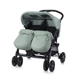 Stroller TWIN with cover Green BAY