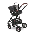 Детска количка ALBA Premium PINK със столче за кола COMET Black */опция/