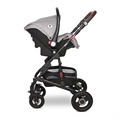 Παιδικό καρότσι ALBA Premium OPALINE Grey με kάθισμα αυτοκινήτου COMET Grey */επιλογή/