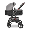 Baby Stroller ALBA Premium with pram body OPALINE Grey