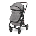 Baby Stroller ALBA Premium with cover OPALINE Grey