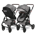 Baby Stroller ALBA Premium with seat unit OPALINE Grey
