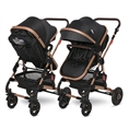 Baby Stroller ALBA Premium with seat unit BLACK
