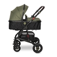 Passeggino ALBA Premium con cesta per neonato LODEN Green