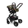 Παιδικό καρότσι ALBA Premium LODEN Green με kάθισμα αυτοκινήτου COMET LODEN Green */επιλογή/