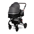 Baby Stroller ALBA Premium with pram body STEEL Grey