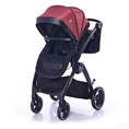 Combi Stroller ADRIA with seat BLACK&RED