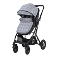 Combi Stroller SENA SET with cover Grey SQUARED
