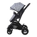 Combi Stroller SENA SET with cover Grey SQUARED