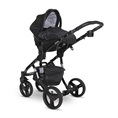 Baby Stroller RIMINI Premium Lemon CURRY with Car Seat RIMINI DI MARE Black STARS */option/