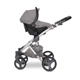 Παιδικό καρότσι RIMINI Premium GREY με kάθισμα αυτοκινήτου RIMINI DI MARE Steel GREY */επιλογή/