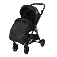 Baby Stroller PATRIZIA with cover BLACK