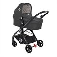 Baby Stroller PATRIZIA with pram body Dark GREY
