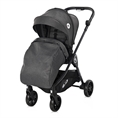 Baby Stroller PATRIZIA with cover Dark GREY