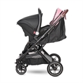 Baby Stroller STORM Rose QUARTZ with car seat COMET Black *option