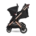 Baby Stroller STORM LUXE Black with car seat COMET Black *option