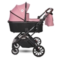 Combi stroller GLORY 3in1 with pram body PINK