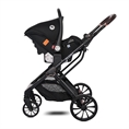 Baby Stroller GLORY 2in1 PINK with car seat COMET Black DIAMONDS */option/