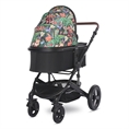 Детска количка BOSTON с кош за новородено Tropical FLOWERS