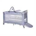 Baby Cot TORINO 2 Layers Plus Silver BLUE