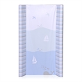 Hard Diaper Changing Mat Long 50x80 cm / Blue