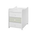 Легло MAXI PLUS NEW бяло+milky green /многофункционален шкаф/