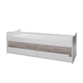 Bed MAXI PLUS NEW white+artwood /teenage bed/