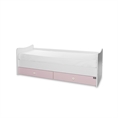Bed TREND PLUS NEW white+orchid pink /teenage bed/