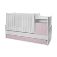 Bed TREND PLUS NEW white+orchid pink /removed front panels/
