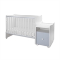 Bed TREND PLUS NEW white+baby blue Bed TREND PLUS NEW white /baby bed+cupboard/