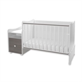 Bed TREND PLUS NEW white+coffee Bed TREND PLUS NEW white /baby bed+cupboard/