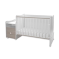 Bed TREND PLUS NEW white+amber Bed TREND PLUS NEW white /baby bed+cupboard/