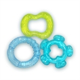 Water filled teethers 3 pieces Blue/Green