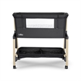 Lettino MILLIE Black / wooden effect