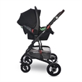 Παιδικό καρότσι ALBA Premium +ADAPTERS Opaline Grey με kάθισμα αυτοκινήτου SPIRIT */επιλογή/