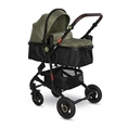 Baby Stroller ALBA Premium +ADAPTERS with pram body LODEN Green