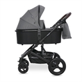 Baby Stroller BOSTON+ADAPTERS with pram body DOLPHIN Grey