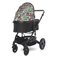 Детска количка BOSTON+ADAPTERS с кош за новородено Tropical FLOWERS