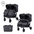 Cochecito de bebé DUO con asiento BLACK