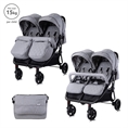 Cochecito de bebé DUO con asiento Cool GREY