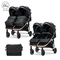 Cochecito de bebé DUO con asiento BLACK