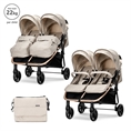 Cochecito de bebé DUO con asiento BEIGE
