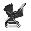 Cochecito de bebé LORET Grey Jasper con asiento elevador de coche SPIRIT Black Jasper */opción/